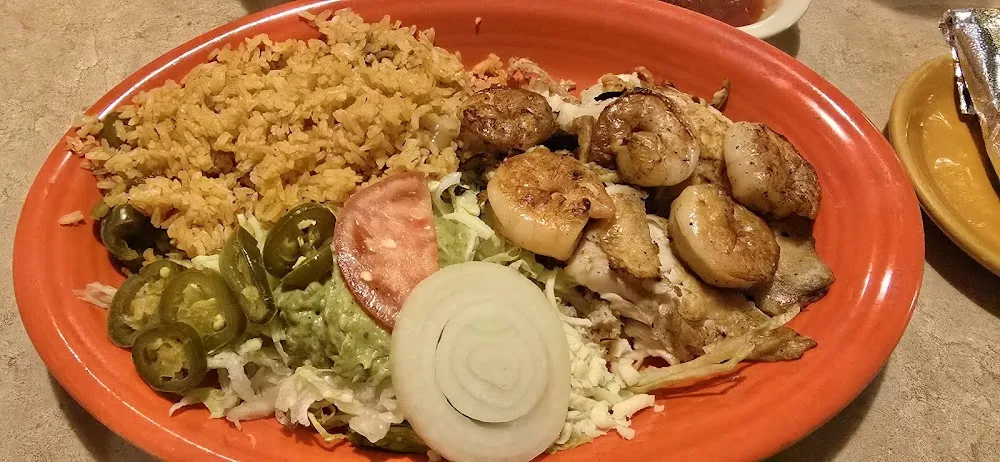 Grilled Talapia with Shrimp